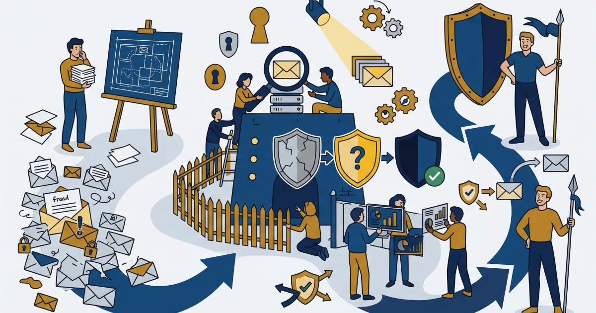 DMARC fra nul til reject: Den komplette trin-for-trin guide