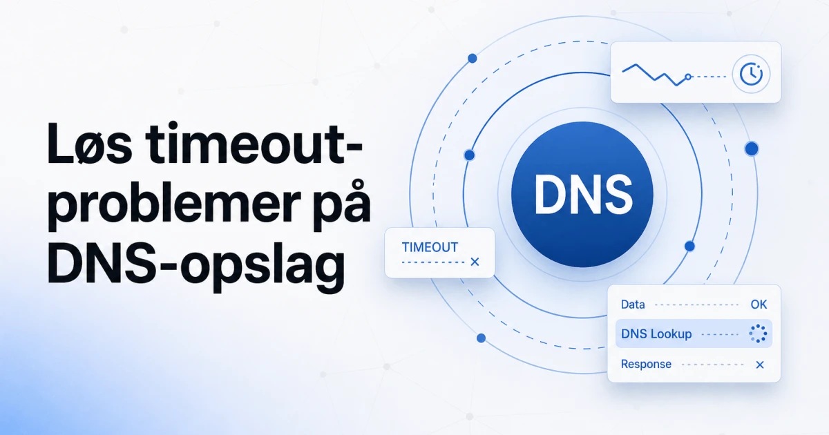 Fejlrettelse af Timeout Problem på DNS Opslag